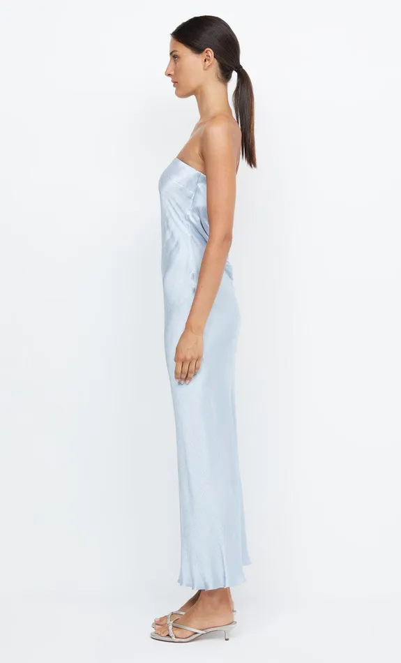 Woman Bec Bridge Maxi Dresses MOON DANCE STRAPLESS DRESS Dusty Blue Woman Bec Bridge Maxi Dresses MOON DANCE STRAPLESS DRESS Dusty Blue