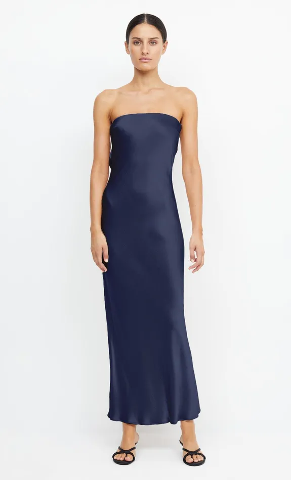 Woman Bec Bridge Maxi Dresses MOON DANCE STRAPLESS DRESS Ink