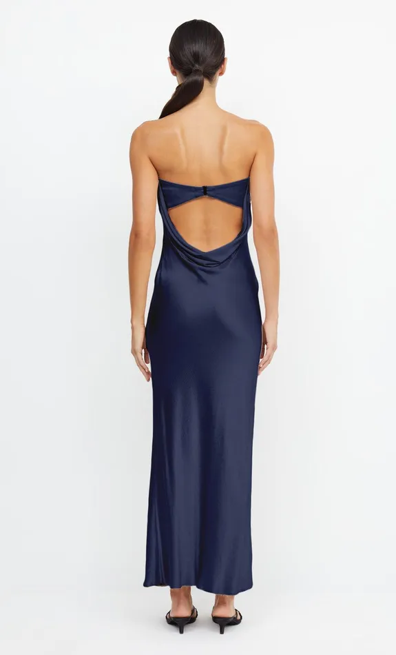 Woman Bec Bridge Maxi Dresses MOON DANCE STRAPLESS DRESS Ink Woman Bec Bridge Maxi Dresses MOON DANCE STRAPLESS DRESS Ink