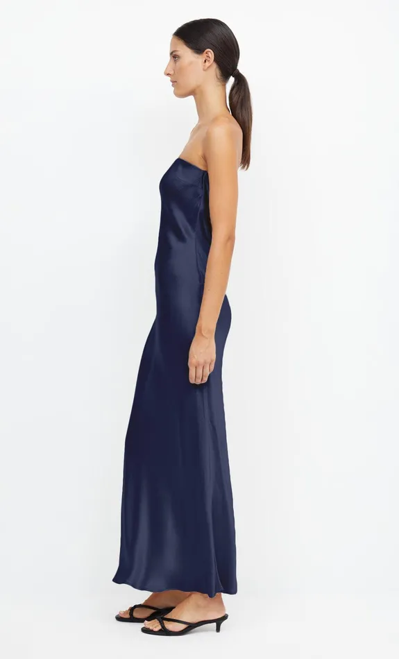 Woman Bec Bridge Maxi Dresses MOON DANCE STRAPLESS DRESS Ink Woman Bec Bridge Maxi Dresses MOON DANCE STRAPLESS DRESS Ink