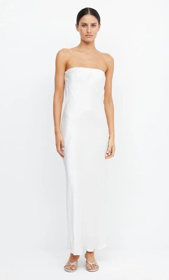 Woman Bec Bridge Maxi Dresses MOON DANCE STRAPLESS DRESS Ivory Woman Bec Bridge Maxi Dresses MOON DANCE STRAPLESS DRESS Ivory
