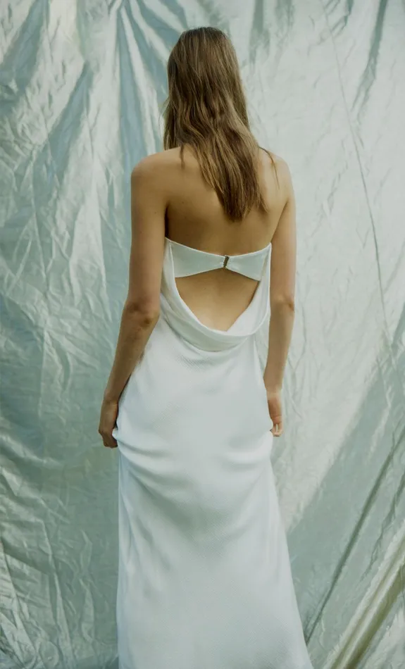 Woman Bec Bridge Maxi Dresses MOON DANCE STRAPLESS DRESS Ivory Woman Bec Bridge Maxi Dresses MOON DANCE STRAPLESS DRESS Ivory