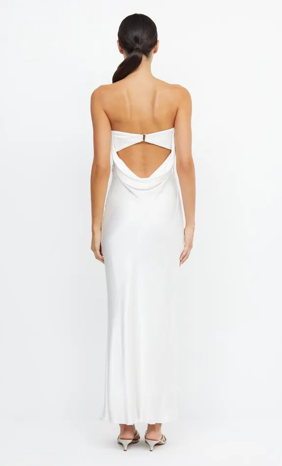 Woman Bec Bridge Maxi Dresses MOON DANCE STRAPLESS DRESS Ivory Woman Bec Bridge Maxi Dresses MOON DANCE STRAPLESS DRESS Ivory