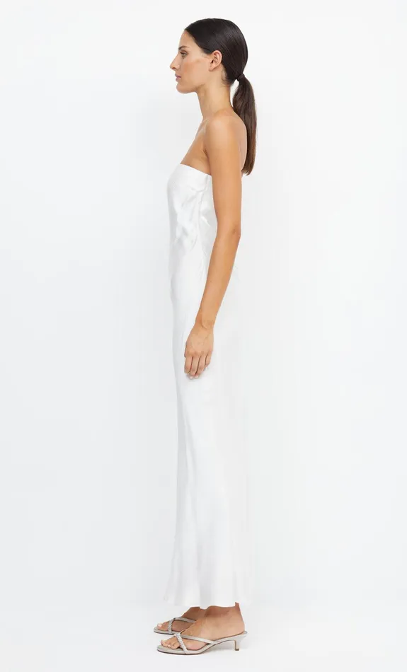 Woman Bec Bridge Maxi Dresses MOON DANCE STRAPLESS DRESS Ivory Woman Bec Bridge Maxi Dresses MOON DANCE STRAPLESS DRESS Ivory