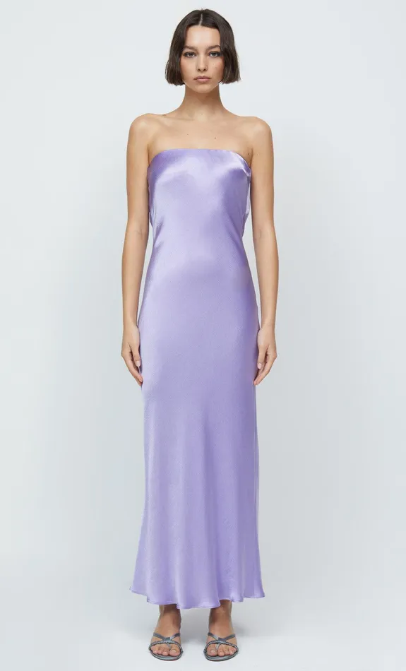 Woman Bec Bridge Maxi Dresses MOON DANCE STRAPLESS DRESS Lilac