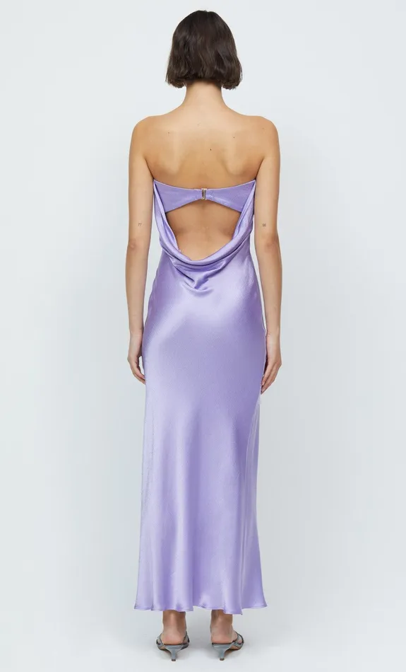 Woman Bec Bridge Maxi Dresses MOON DANCE STRAPLESS DRESS Lilac Woman Bec Bridge Maxi Dresses MOON DANCE STRAPLESS DRESS Lilac