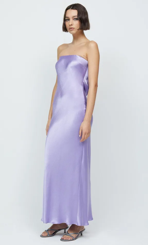 Woman Bec Bridge Maxi Dresses MOON DANCE STRAPLESS DRESS Lilac Woman Bec Bridge Maxi Dresses MOON DANCE STRAPLESS DRESS Lilac