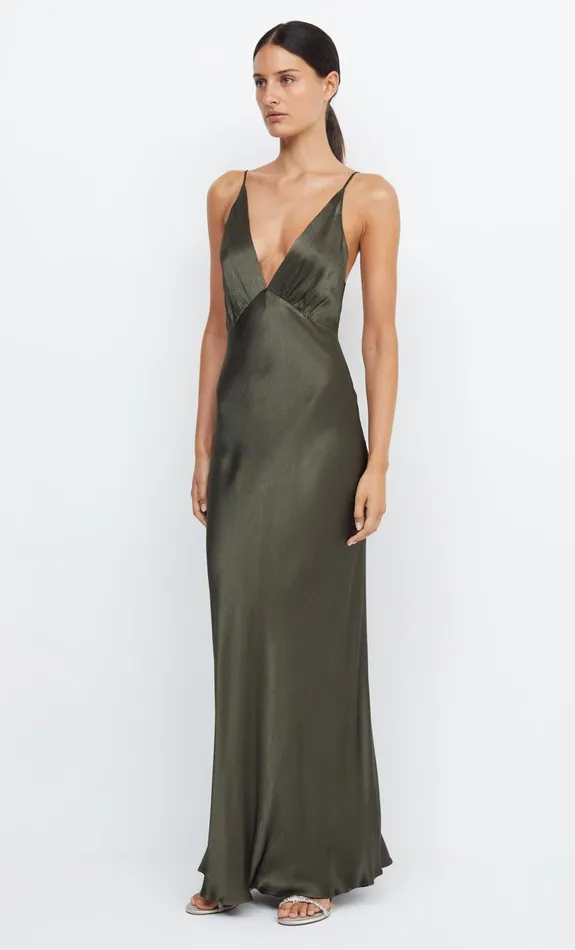 Woman Bec Bridge Maxi Dresses MOON DANCE V MAXI DRESS Dark Willow Woman Bec Bridge Maxi Dresses MOON DANCE V MAXI DRESS Dark Willow