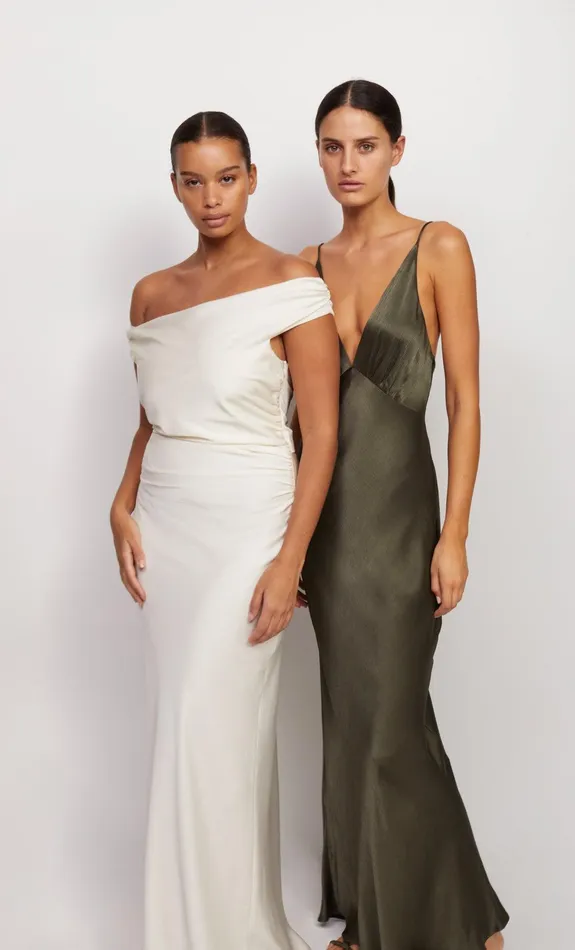 Woman Bec Bridge Maxi Dresses MOON DANCE V MAXI DRESS Dark Willow Woman Bec Bridge Maxi Dresses MOON DANCE V MAXI DRESS Dark Willow