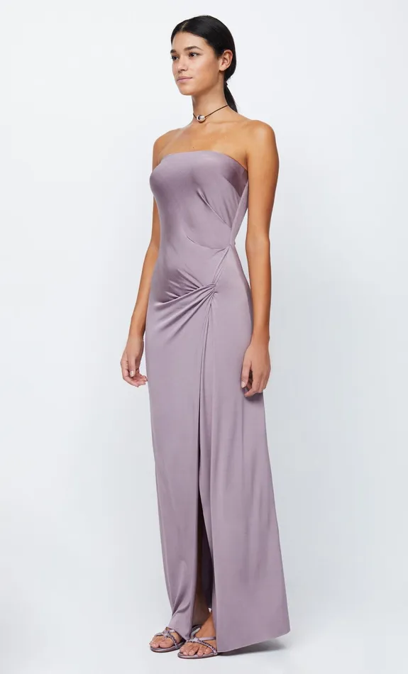Woman Bec Bridge Maxi Dresses PETRA STRAPLESS MAXI DRESS Mauve Woman Bec Bridge Maxi Dresses PETRA STRAPLESS MAXI DRESS Mauve