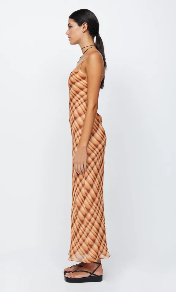 Woman Bec Bridge Maxi Dresses SOLEIL SLIP MAXI DRESS Golden Hour Check Woman Bec Bridge Maxi Dresses SOLEIL SLIP MAXI DRESS Golden Hour Check
