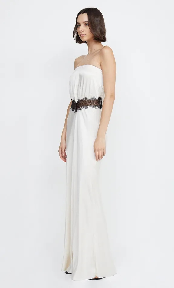 Woman Bec Bridge Maxi Dresses SPENCER LACE STRAPLESS MAXI IvoryBlack Woman Bec Bridge Maxi Dresses SPENCER LACE STRAPLESS MAXI IvoryBlack
