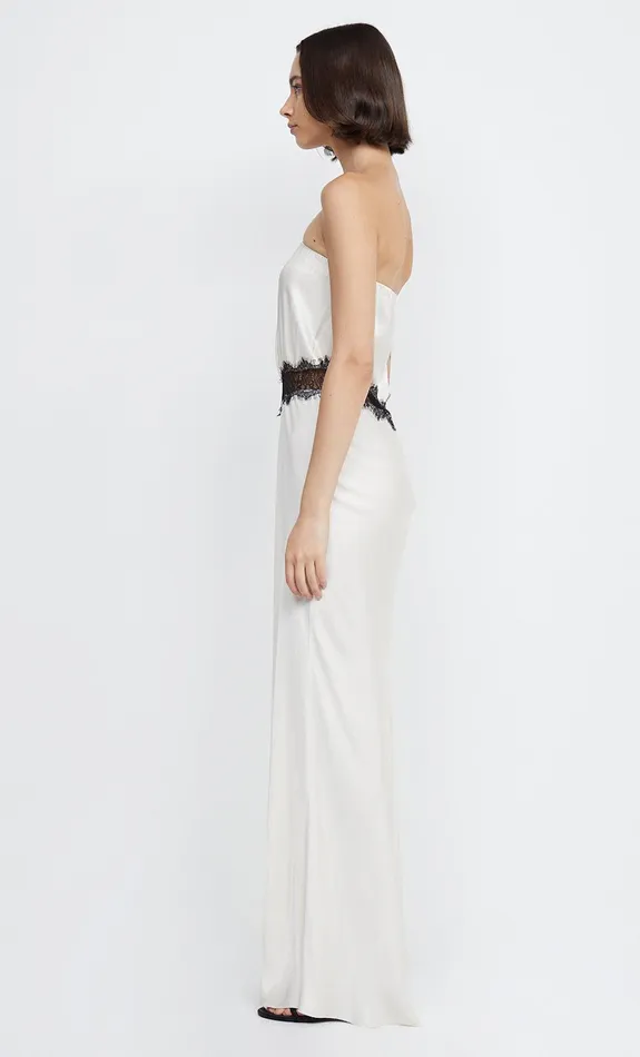 Woman Bec Bridge Maxi Dresses SPENCER LACE STRAPLESS MAXI IvoryBlack Woman Bec Bridge Maxi Dresses SPENCER LACE STRAPLESS MAXI IvoryBlack