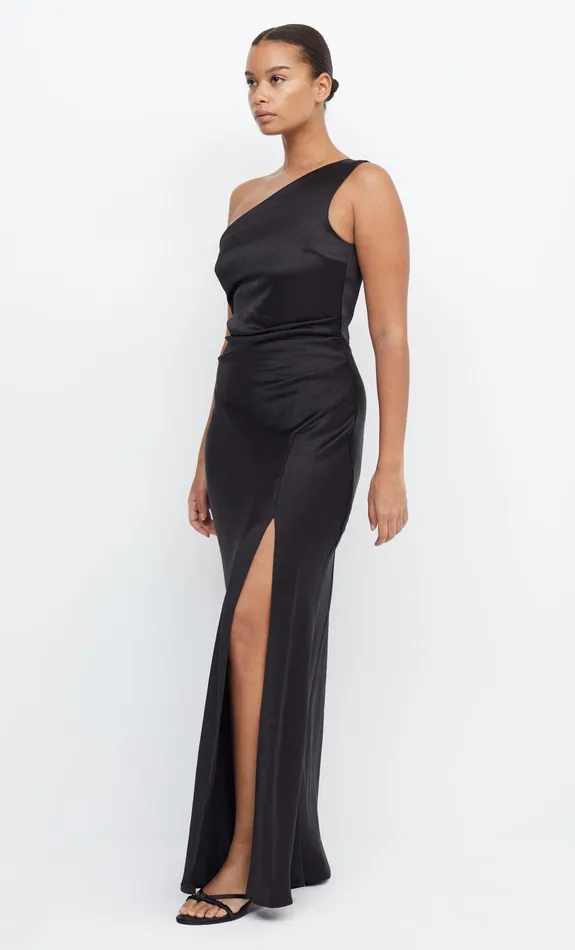 Woman Bec Bridge Maxi Dresses THE DREAMER ASYM DRESS Black Woman Bec Bridge Maxi Dresses THE DREAMER ASYM DRESS Black