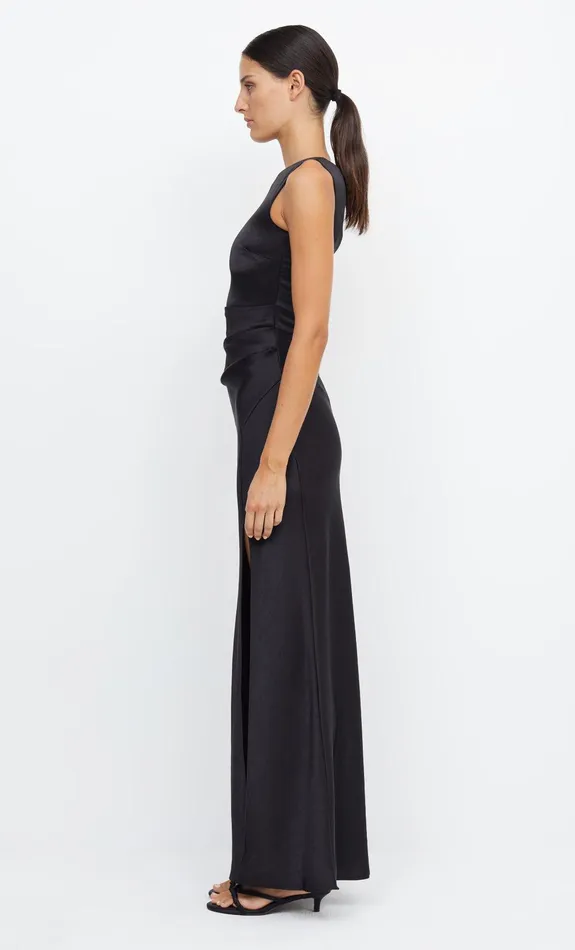 Woman Bec Bridge Maxi Dresses THE DREAMER ASYM DRESS Black Woman Bec Bridge Maxi Dresses THE DREAMER ASYM DRESS Black