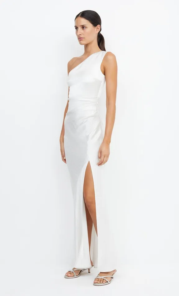 Woman Bec Bridge Maxi Dresses THE DREAMER ASYM DRESS Ivory Woman Bec Bridge Maxi Dresses THE DREAMER ASYM DRESS Ivory