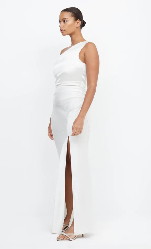 Woman Bec Bridge Maxi Dresses THE DREAMER ASYM DRESS Ivory Woman Bec Bridge Maxi Dresses THE DREAMER ASYM DRESS Ivory