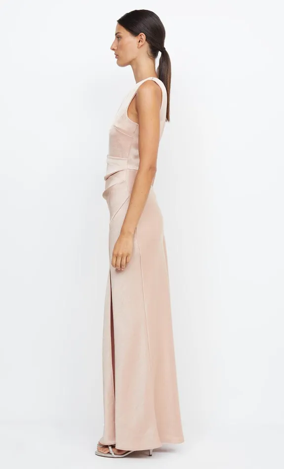 Woman Bec Bridge Maxi Dresses THE DREAMER ASYM DRESS Rose Gold Woman Bec Bridge Maxi Dresses THE DREAMER ASYM DRESS Rose Gold