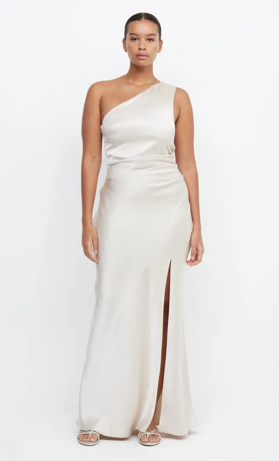 Woman Bec Bridge Maxi Dresses THE DREAMER ASYM DRESS Sand