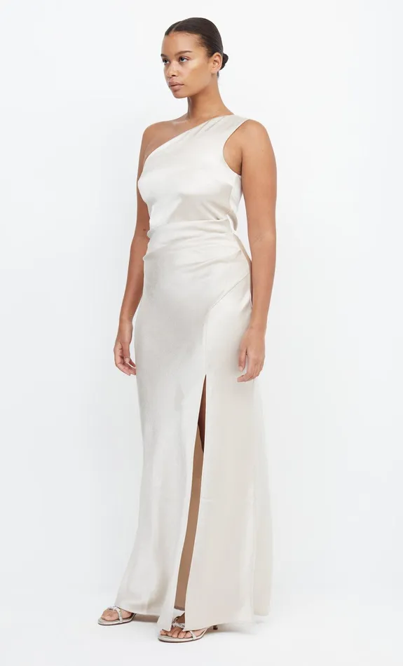 Woman Bec Bridge Maxi Dresses THE DREAMER ASYM DRESS Sand Woman Bec Bridge Maxi Dresses THE DREAMER ASYM DRESS Sand