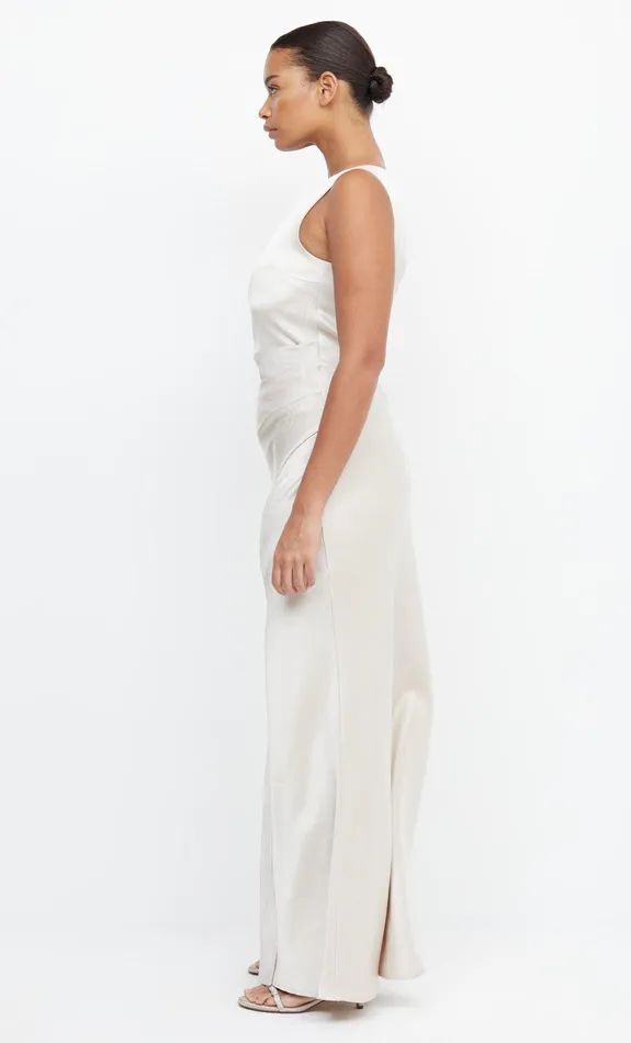 Woman Bec Bridge Maxi Dresses THE DREAMER ASYM DRESS Sand Woman Bec Bridge Maxi Dresses THE DREAMER ASYM DRESS Sand