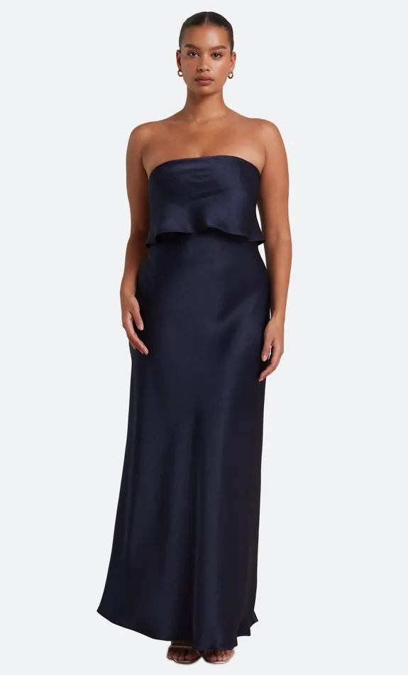 Woman Bec Bridge Maxi Dresses THE DREAMER OVERLAY DRESS Black