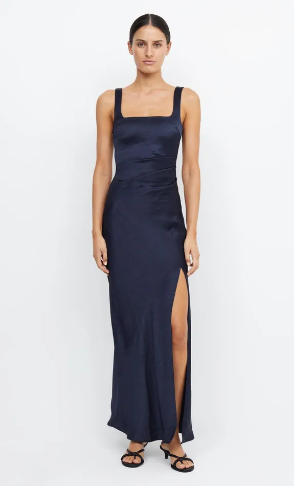 Woman Bec Bridge Maxi Dresses THE DREAMER SQUARE NECK DRESS Ink