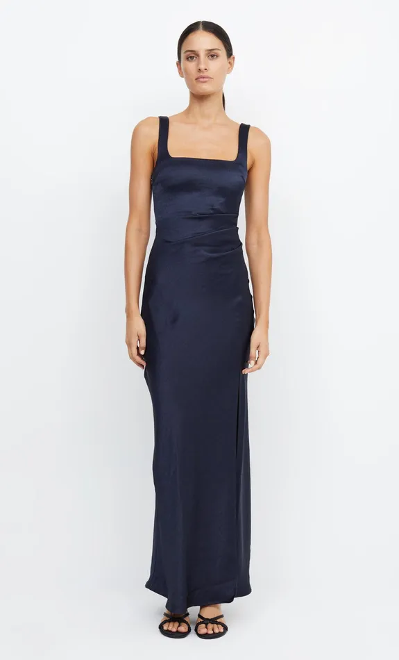 Woman Bec Bridge Maxi Dresses THE DREAMER SQUARE NECK DRESS Ink Woman Bec Bridge Maxi Dresses THE DREAMER SQUARE NECK DRESS Ink