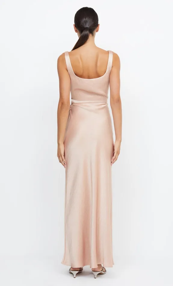 Woman Bec Bridge Maxi Dresses THE DREAMER SQUARE NECK DRESS Rose Gold Woman Bec Bridge Maxi Dresses THE DREAMER SQUARE NECK DRESS Rose Gold