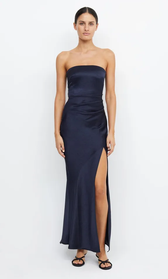 Woman Bec Bridge Maxi Dresses THE DREAMER STRAPLESS DRESS Ink Woman Bec Bridge Maxi Dresses THE DREAMER STRAPLESS DRESS Ink
