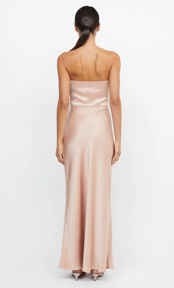 Woman Bec Bridge Maxi Dresses THE DREAMER STRAPLESS DRESS Rose Gold Woman Bec Bridge Maxi Dresses THE DREAMER STRAPLESS DRESS Rose Gold