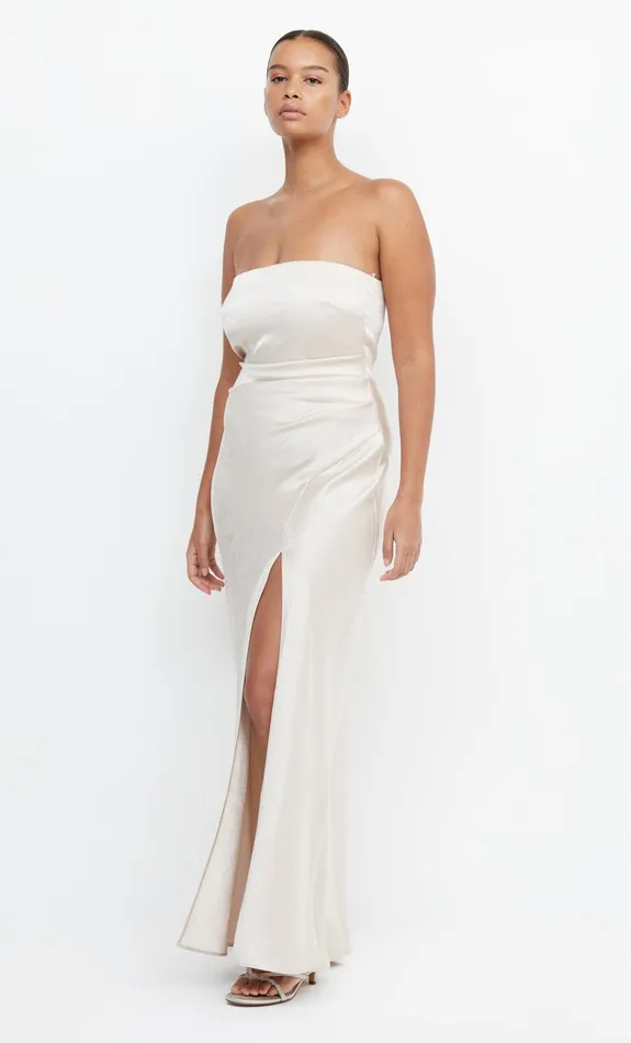 Woman Bec Bridge Maxi Dresses THE DREAMER STRAPLESS DRESS Sand Woman Bec Bridge Maxi Dresses THE DREAMER STRAPLESS DRESS Sand