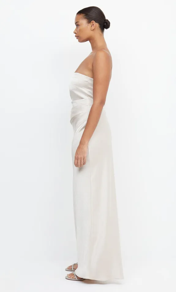 Woman Bec Bridge Maxi Dresses THE DREAMER STRAPLESS DRESS Sand Woman Bec Bridge Maxi Dresses THE DREAMER STRAPLESS DRESS Sand