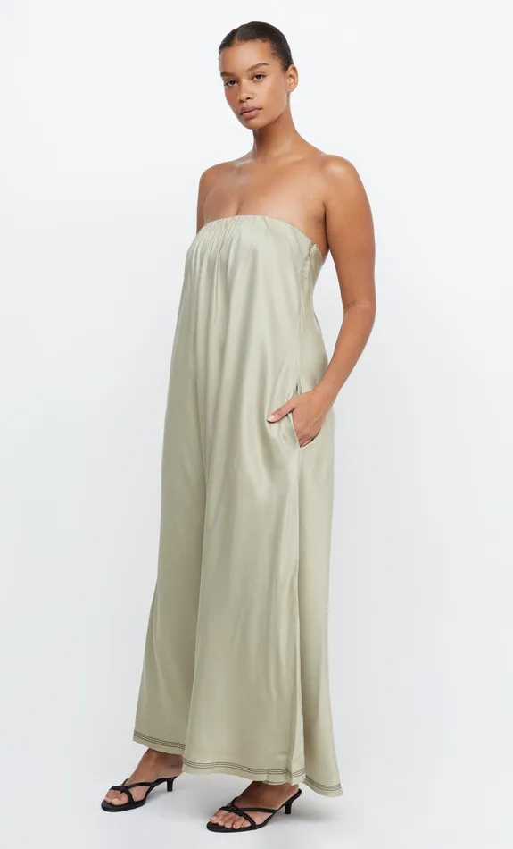 Woman Bec Bridge Maxi Dresses TILLIE STRAPLESS MAXI DRESS Sage Woman Bec Bridge Maxi Dresses TILLIE STRAPLESS MAXI DRESS Sage