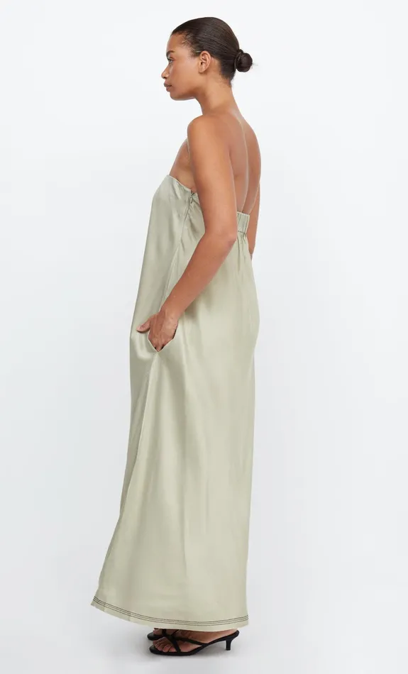Woman Bec Bridge Maxi Dresses TILLIE STRAPLESS MAXI DRESS Sage Woman Bec Bridge Maxi Dresses TILLIE STRAPLESS MAXI DRESS Sage