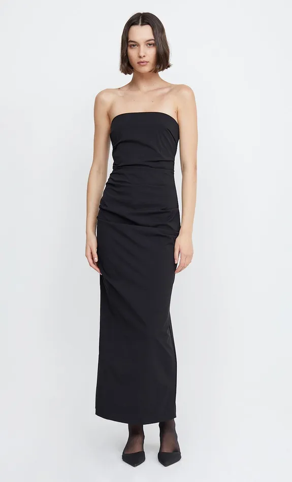 Woman Bec Bridge Maxi Dresses ZELIE STRAPLESS MAXI DRESS Black