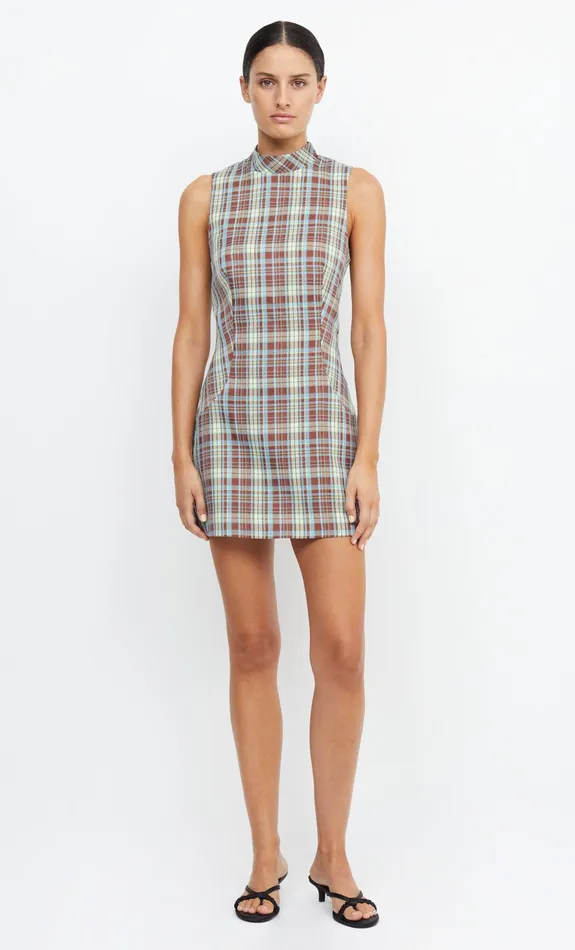 Woman Bec Bridge Mini Dresses LEANDRA MINI DRESS Mint Chocolate