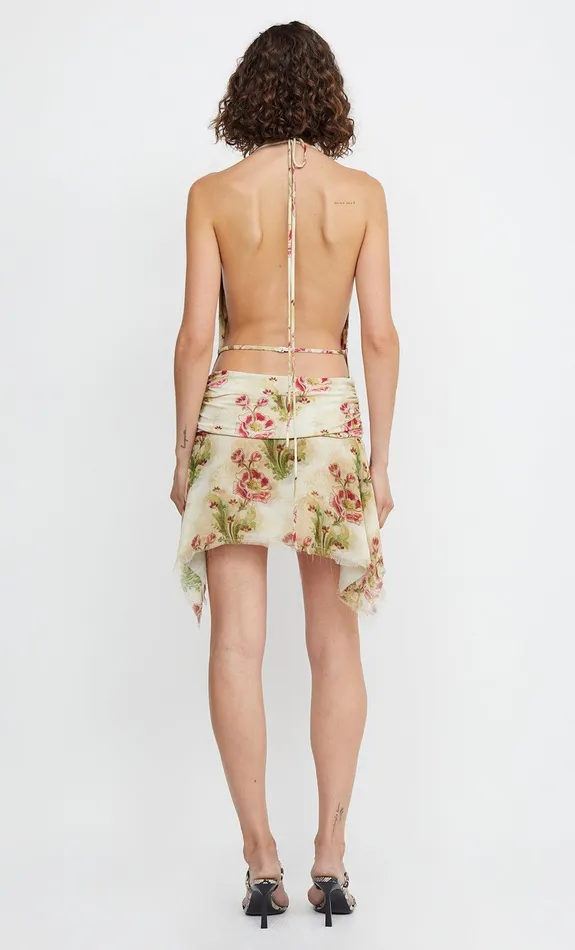 Woman Bec Bridge Mini Dresses MONETTE HALTER MINI DRESS Genevive Floral Woman Bec Bridge Mini Dresses MONETTE HALTER MINI DRESS Genevive Floral