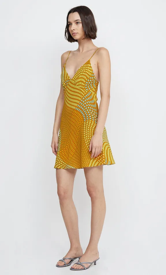 Woman Bec Bridge Mini Dresses VELZY MINI DRESS Geo Wave Woman Bec Bridge Mini Dresses VELZY MINI DRESS Geo Wave