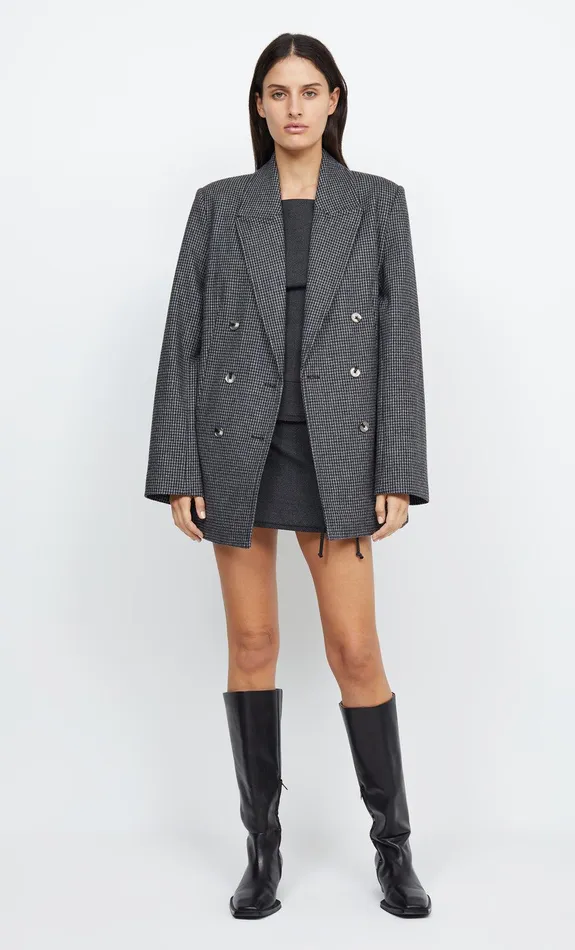 Woman Bec Bridge Outerwear BENNETTE JACKET Houndstooth