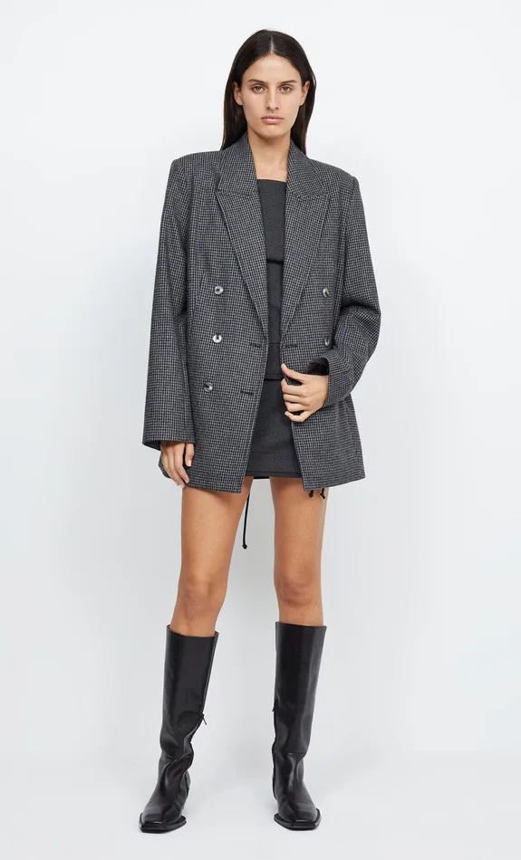 Woman Bec Bridge Outerwear BENNETTE JACKET Houndstooth Woman Bec Bridge Outerwear BENNETTE JACKET Houndstooth