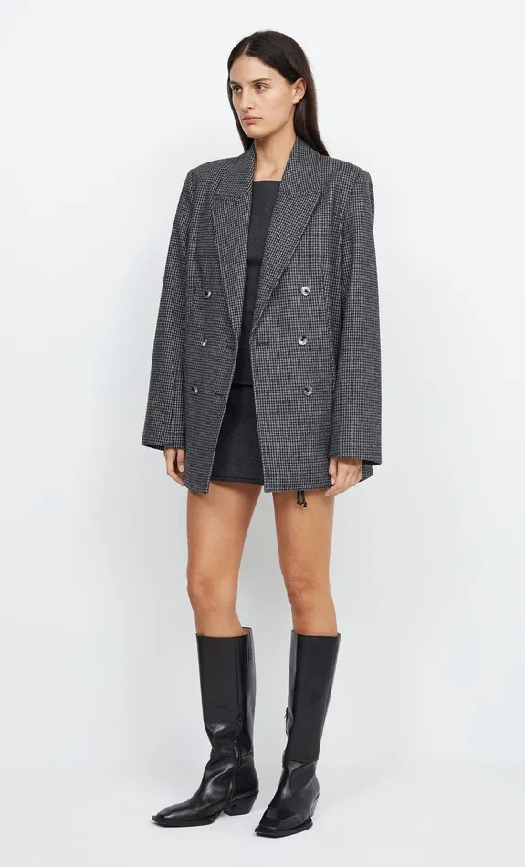 Woman Bec Bridge Outerwear BENNETTE JACKET Houndstooth Woman Bec Bridge Outerwear BENNETTE JACKET Houndstooth