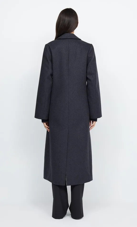 Woman Bec Bridge Outerwear CHARLIE LONGLINE COAT Charcoal Woman Bec Bridge Outerwear CHARLIE LONGLINE COAT Charcoal