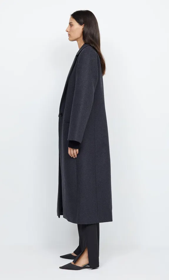 Woman Bec Bridge Outerwear CHARLIE LONGLINE COAT Charcoal Woman Bec Bridge Outerwear CHARLIE LONGLINE COAT Charcoal