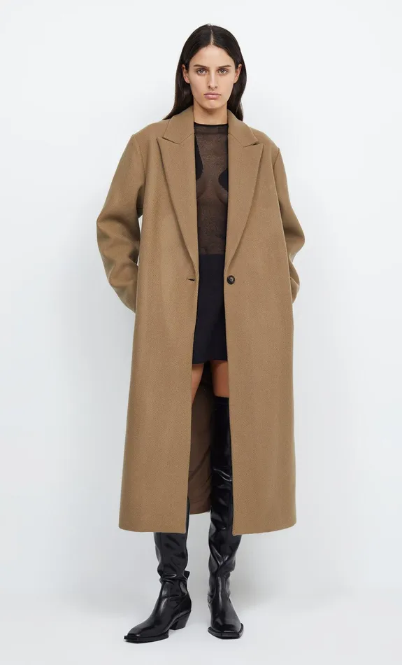 Woman Bec Bridge Outerwear PENELOPE COAT Taupe