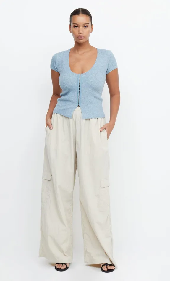 Woman Bec Bridge Shorts Pants ADRIANNA PANT Ecru Woman Bec Bridge Shorts Pants ADRIANNA PANT Ecru