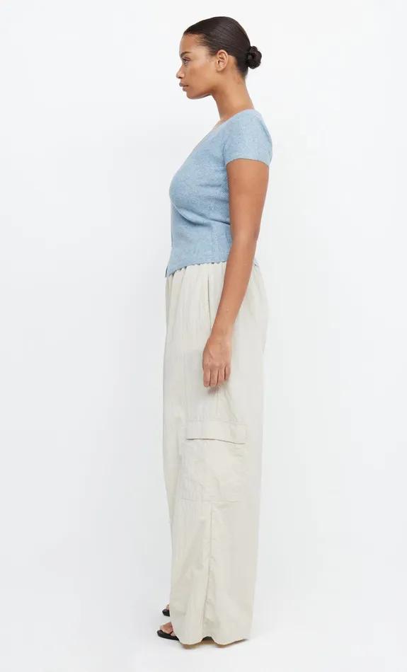 Woman Bec Bridge Shorts Pants ADRIANNA PANT Ecru Woman Bec Bridge Shorts Pants ADRIANNA PANT Ecru