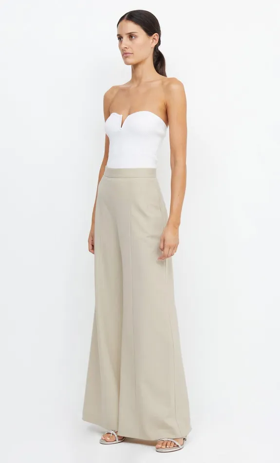 Woman Bec Bridge Shorts Pants LAUREL WIDE LEG PANT Bone Woman Bec Bridge Shorts Pants LAUREL WIDE LEG PANT Bone