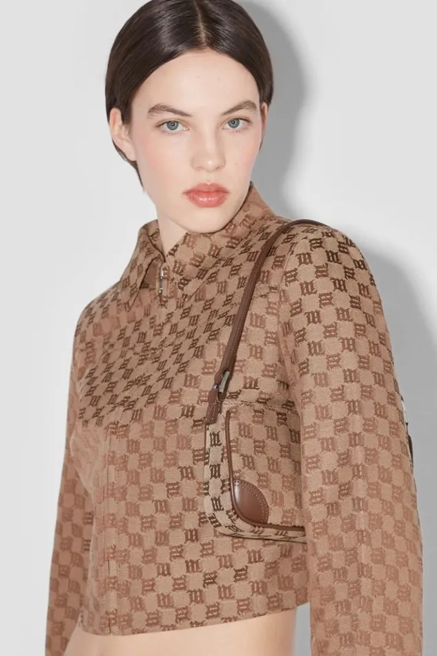 Women Bags MISBHV Jacquard Monogram 90S Bag Mini Biscotto