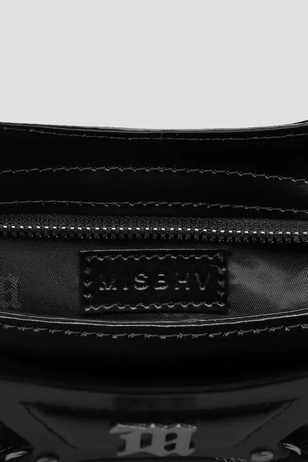 Women Bags MISBHV Leather Fetish Shoulder Bag Black